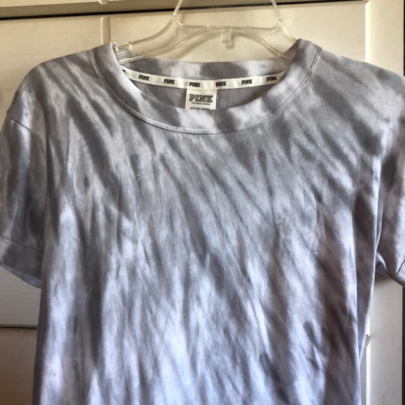 Grey tye dye vs pink short sleeve - Picture 1 of 5